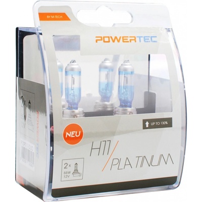 M-Tech PTZPT11-DUO H11 PGJ19-2 12V 55W Platinum duo