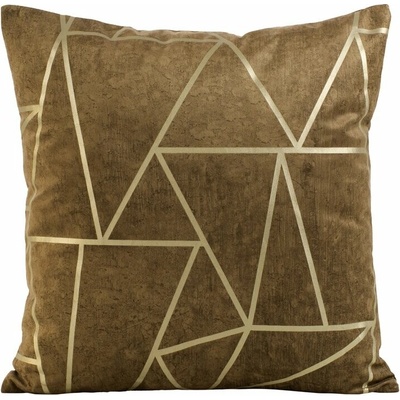 Takoy Zamatová BLINK 29 so zlatou geometrickou potlačou-HF-391068 45 x 45 cm