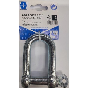 Vorman СКОБА-ШЕГЕЛ ПОЦИНКОВАНА vrn 14ММ 56/28 (4003984662444)
