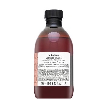 Davines Alchemic Shampoo цветен шампоан за подчертаване на цвета на косата Copper 280 ml