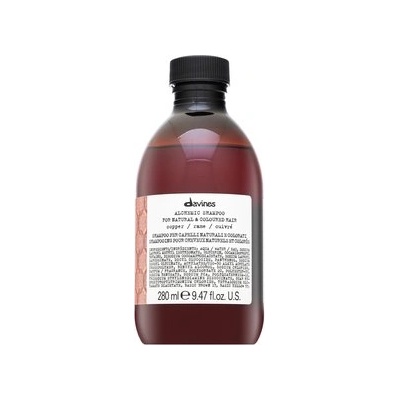Davines Alchemic Shampoo цветен шампоан за подчертаване на цвета на косата Copper 280 ml