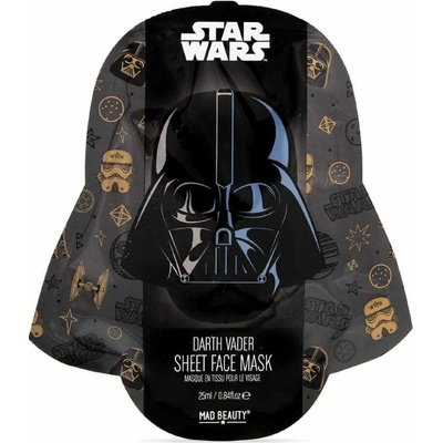 Mad Beauty Star Wars Darth Vader antioxidačná plátienková maska s extraktom z čajovníku 25 ml