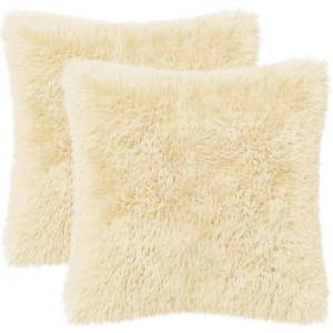 vidaXL Калъфка за възглавница 2 pcs HEERLEN Кремаво 35 x 35 cm (908215)