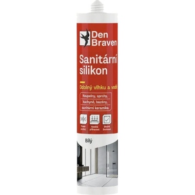 Debbex Sanitárny silikón biely 280 ml