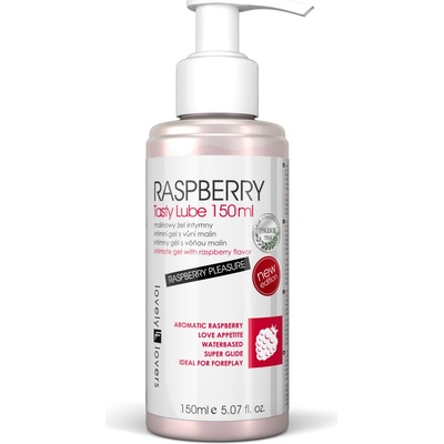 Lovely Lovers Lubrikačný gél s arómou malín 150 ml