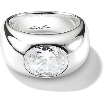 Thomas Sabo TR2520 051 14 Ring with white zirconia stone Silver Ladies
