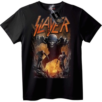 NOONEBRAND Тениска Рок Група Slayer - M, Black