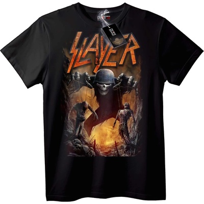 NOONEBRAND Тениска Рок Група Slayer - M, Black