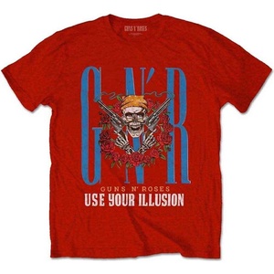 Guns N' Roses Bandana Skull Red M Риза (GNRTS130MR02)