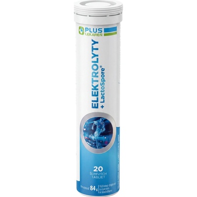 PLUS Lekáreň Elektrolyty + LactoSpore 20 tablet