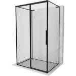 Mexen Rox-3S L кабина за душ тристенна плъзгаща лява 95 x 120 см, черна рамка, черна - 8C2L-095-120-70-70-3S-L (8C2L-095-120-70-70-3S-L)