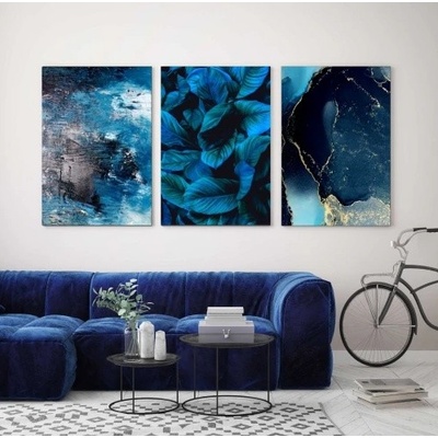 Divio Třídílný obraz na plátně, vzor 20419 Velikost: 60x120 cm