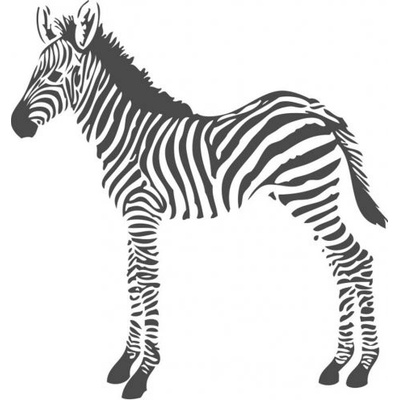 Origin 357217 Vliesová obrazová tapeta zebra 150x279cm