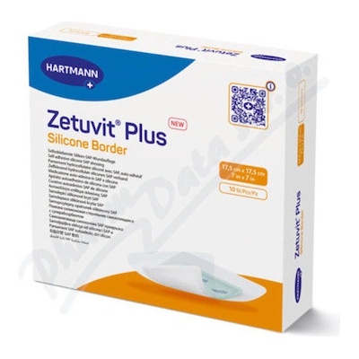 Zetuvit Plus Silicone B.17,5 x 17,5 cm sil.krytí 10 ks