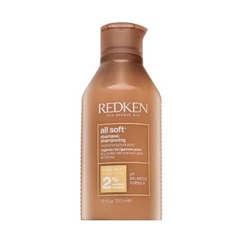 Redken All Soft Shampoo подхранващ шампоан за суха и непокорна коса 300 ml