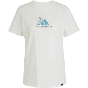 adidas Тениска Adidas Women's Doodle Surf T-Shirt - Off White