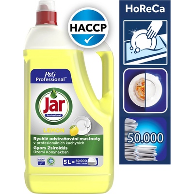 Jar Professional Lemon Koncentrovaný Tekutý Prostředek Na Mytí Nádobí 5 l – Zboží Dáma