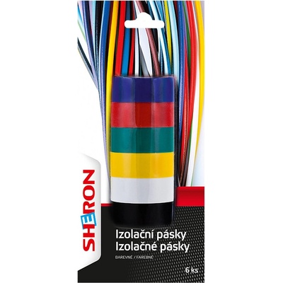 SHERON Pásky izolační barevné 6 ks