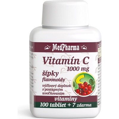 MedPharma Vitamín C 1000 mg se šípky 107 tabliet