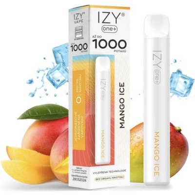 IZY VAPE ONE+ Mango Ice 0 mg 1000 poťahov