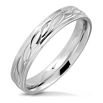 Šperky4U Ocelový prsten OPR0103