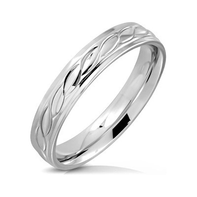 Šperky4U Ocelový prsten OPR0103 49