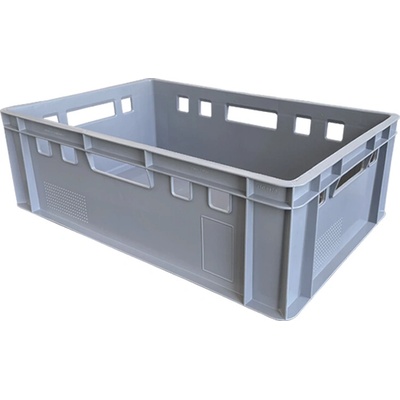 Přepravka plastová na maso E2 600x400x200 mm | PETRAplast Barva: Šedá