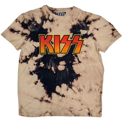 Kiss Classic Logo (Wash Collection) Dip Dye Tan And Black L Риза (KISSTS32MDD03)