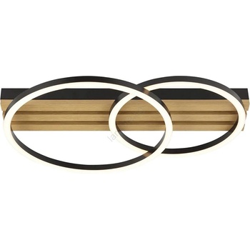 Brilliant - LED димируема таванна лампа CALMA LED/21W/230V черна (BI0332)