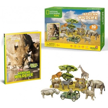 HM Studio 3D puzzle Africká divočina 69 ks