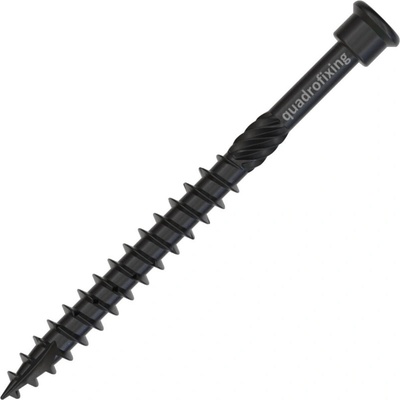Nerezová skrutka čierna 4,0-4,5 mm (200 ks+bit) TERRIX BLACK