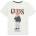 GUESS Бяла тениска за момче с цветно мече и тъмносин надпис Guess