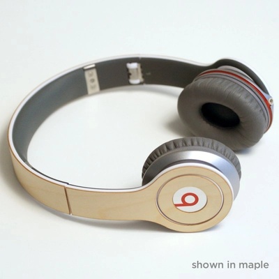 Креативен скин от истинско дърво за Beats Solo & Solo HD - Lazerwood Beats Solo & Solo HD (клен) (15431)