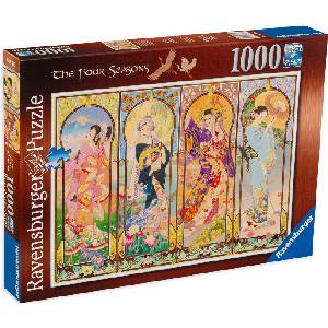 Ravensburger Пъзел Ravensburger от 1000 части - Четирите сезона (12000127)