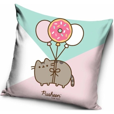 Carbotex vankúš Mačička Pusheen motív Kurz lietania 40 x 40