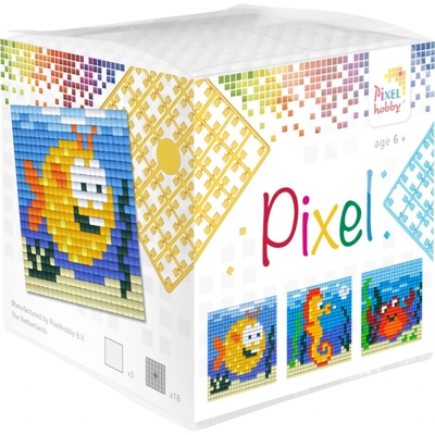 PixelHOBBY mořské zvířátka kostka