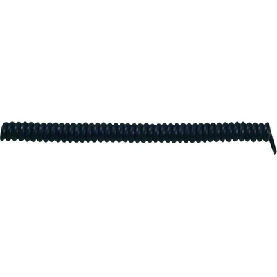 Lapp 73222341 špirálový kábel X05VVH8-F 300 mm / 900 mm 5 G 0.75 mm² + 5 G 0.75 mm² čierna 1 ks