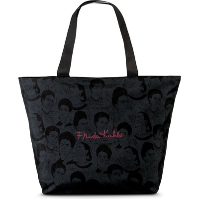 Dámska taška Frida Kahlo shopper 31 L čierna