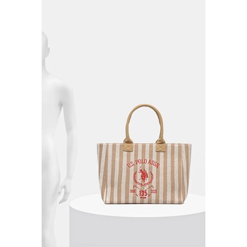 U. S. Polo Assn Памучна чанта U. S. Polo Assn. Pool в бежово BEU2P8693WCO (BEU2P8693WCO)