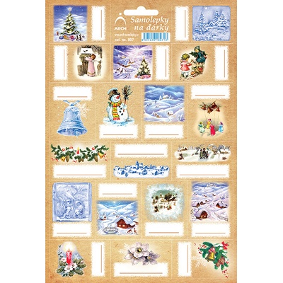 Vánoční jmenovky na dárky 19ks – Zbozi.Blesk.cz