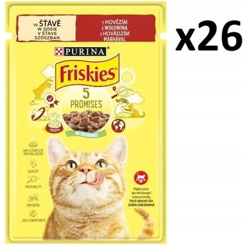Friskies s hovädzím 26 x 85 g