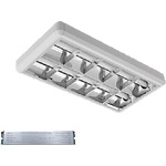 Stellar Lena ОСВ. С led ТРЪБИ t8 stellar 2x9w 6200k om+АВ (9lom260ledcwe)