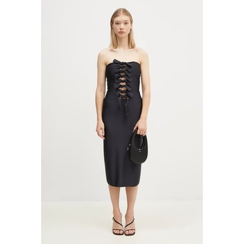 coperni Рокля Coperni Jersey Knot Gala (COPR110BIS545)
