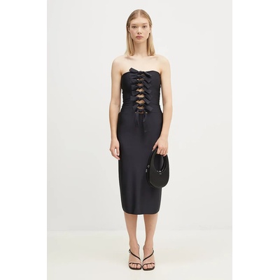coperni Рокля Coperni Jersey Knot Gala (COPR110BIS545)