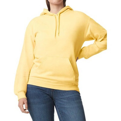 Gildan Unisex mikina s kapucňou GSF500 Yellow Haze