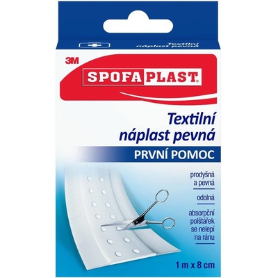 3M Spofaplast 264 Pevná textilní náplast 8 cm x 1 m – Zboží Mobilmania