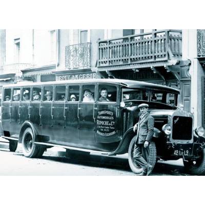 Bluebird Puzzle - Puzzle Transports Automobiles Ripoche and Cie - 500 piese