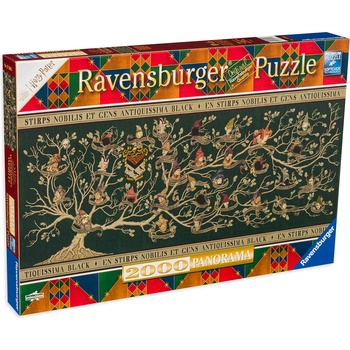Ravensburger Пъзел Ravensburger от 2000 части - Родословно дърво на Хари Потър (17299)