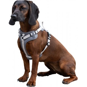 Kerbl Harness Fitty - Нагръдник за кучета, обиколка врат 30-50 см, обиколка гърди 50-60 см, ширина - 15 мм, кафяв и бежово, Германия - 85756