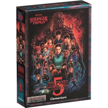 Clementoni Пъзел Clementoni от 1000 части - Stranger Things 5 (37096)